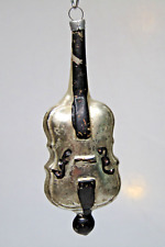 Antigo Vintage Vidro Soprado VIOLA VIOLINO Musical Enfeite de Natal Alemanha comprar usado  Enviando para Brazil