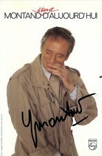 Yves montand autographe d'occasion  Paris XX