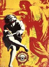 Guns N Roses - Autógrafo totalmente assinado - Programa de turnê de concerto, usado comprar usado  Enviando para Brazil