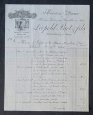 Invoice 1884 leopold d'occasion  Expédié en Belgium