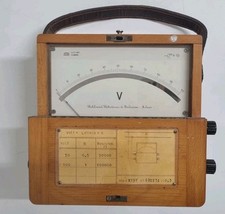 Voltmetro epoca legno usato  Albissola Marina