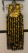 Gold sequin belly for sale  BEXLEYHEATH