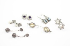 Sterling silver earrings for sale  LEEDS