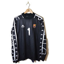 Camisa de futebol Barcelona Goleiro GK 1997/1998 #1 Vitor Baia comprar usado  Enviando para Brazil
