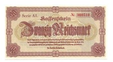 Mark 1945 kassenschein gebraucht kaufen  Rabenau