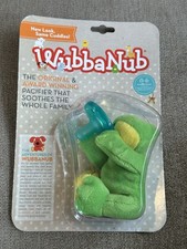 Usado, Chupeta WubbaNub Green Frog 0-6 Mos Novo Pacote Chupeta Baby Paci Binky Rasgada comprar usado  Enviando para Brazil