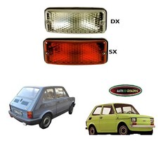 COPPIA FANALI POSTERIORI RETROMARCIA BIAN RETRONEBBIA ROSS FIAT 126 BIS PERSONAL comprar usado  Enviando para Brazil