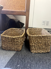 Seagrass storage baskets for sale  BATH