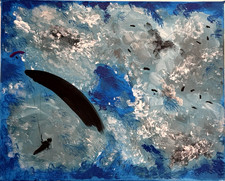 Air acrylic canvas for sale  NORTHAMPTON