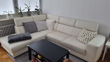 Weißes ledersofa gutem gebraucht kaufen  München