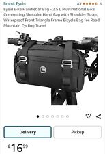 Eyein bike pannier for sale  STIRLING