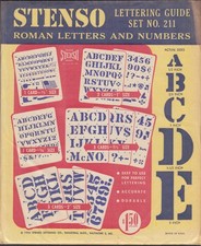Stenso roman letters for sale  Hartford