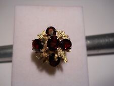 Estate gold garnet for sale  Piercefield