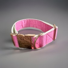 Hundehalsband pink 4cm gebraucht kaufen  Mettenheim