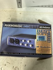 PreSonus Audiobox USB 2x2 interface de gravação NoStudio One software e cabos #P comprar usado  Enviando para Brazil