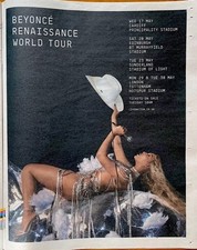 Beyonce renaissance tour for sale  LONDON