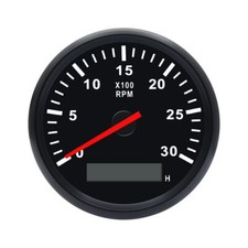 Medidor de tacômetro 85mm tacômetro LCD hourímetro 0-3000RPM rev contador carro barco marinho comprar usado  Enviando para Brazil