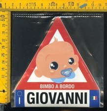 Adesivo bimbo bordo usato  Zeccone