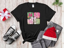 Camiseta unissex masculina feminina com capuz beisebol 4302 Mama Christmas Holiday comprar usado  Enviando para Brazil