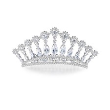 Mini coroa tiara completa AAAAA CZ zircônia cúbica infantil menina boneca princesa comprar usado  Enviando para Brazil