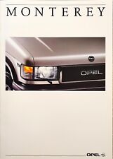 Opel monterey brochure for sale  BIGGLESWADE
