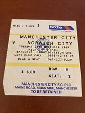 Manchester city norwich for sale  THIRSK