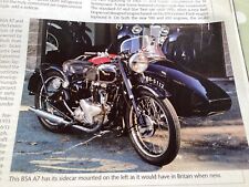 Bsa sidecar combination for sale  BRIGHTON