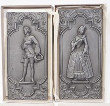 Usado, SHW Fer Art Fonte Plaques 20258+20259 Femme Rococo Et Homme Rococo En OVP comprar usado  Enviando para Brazil
