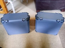 Aluminium motorcycle panniers. for sale  ULVERSTON