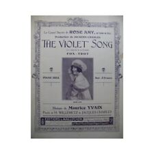 Usado, Yvain Maurice The Viola Song Fox Trot Piano 1920 comprar usado  Enviando para Brazil
