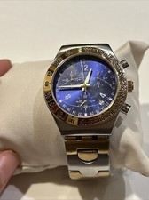Relógio de quartzo SWATCH 2 tons 826 IRONY CHRONO gráfico metal azul comprar usado Relógio de quartzo SWATCH 2 tons 826 IRONY CHRONO gráfico metal azul comprar usado  Enviando para Brazil