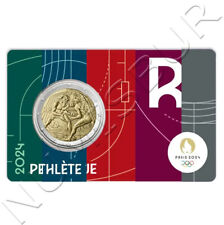 FRANCIA 2 euro 2024 coin card Juegos Olimpicos Paris 2024 segunda mano  Embacar hacia Argentina