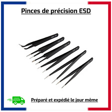 Pinces brucelles antistatiques d'occasion  Beuzeville