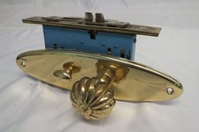 Maçaneta e escudo vintage Baldwin Mellon abóbora latão pesado comprar usado  Enviando para Brazil