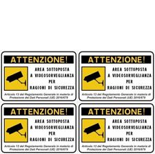 Adesivo cartello area usato  Italia