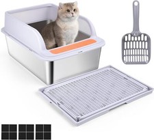 Lettiera gatto acciaio usato  Milano