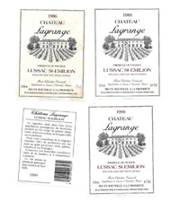 Etiquette vin lussac d'occasion  Royan