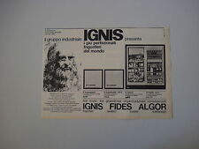 Advertising pubblicità 1965 usato  Salerno