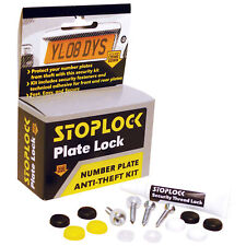 Kit antirrobo con matrícula Stoplock - tapas codificadas por colores y adhesivo de bloqueo segunda mano  Embacar hacia Mexico