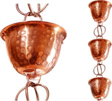 copper gutter rain chains for sale  Boynton Beach