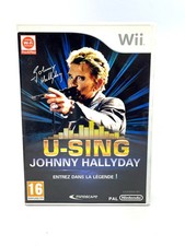 Używany, U-Sing Johnny Hallyday Nintendo Wii PAL FRANCUSKI PRZETESTOWANY I AUTENTYCZNY Komplet na sprzedaż  PL