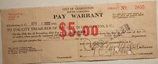 Pay warrant check for sale  Torrington