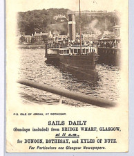 Scots islands steamer for sale  BATH