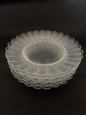 Dessert plates glass for sale  CHESTERFIELD