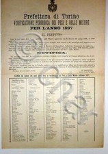 Documento manifesto prefettura usato  Vimodrone