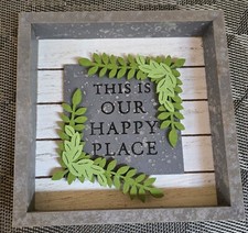Wooden framed sign for sale  Mechanicsville