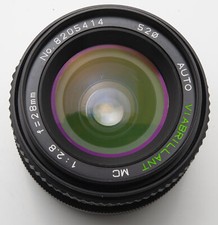 Lente de carro Viabrillant MC 1:2.8 28mm 2.8 - Canon FD comprar usado  Enviando para Brazil