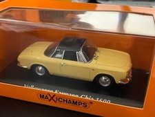 Minichamps maxichamps  940050220 Karmann ghia 1600 jaune/noir 1966    1/43 comprar usado  Enviando para Brazil