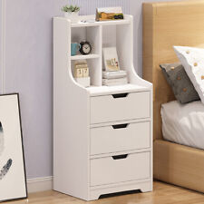 Tall white nightstand for sale  USA