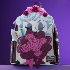 Mini Mochila Loungefly EXCLUSIVA The Haunted Mansion The Black Widow Bride Glow comprar usado  Enviando para Brazil